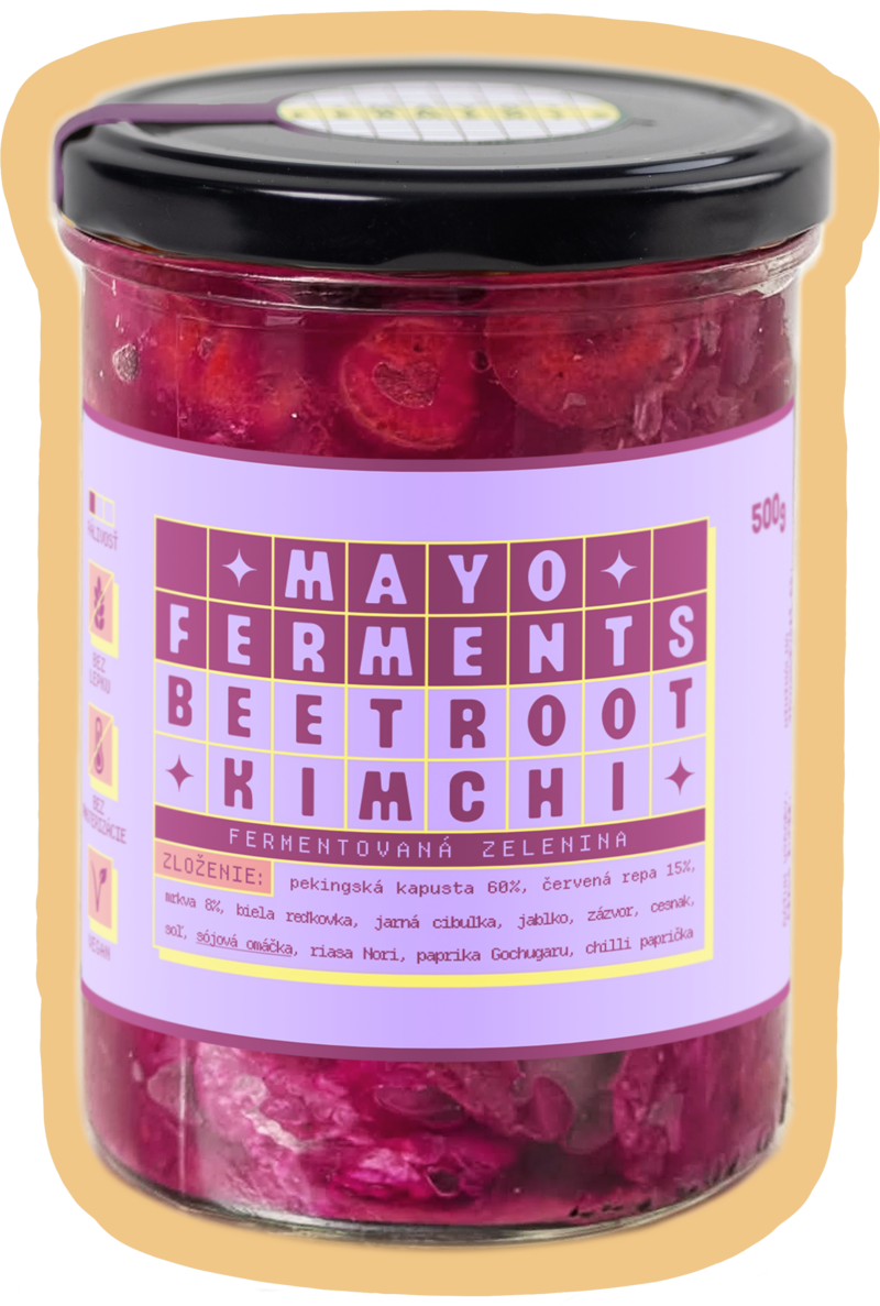 BEETROOT KIMCHI 500g (cviklové)
