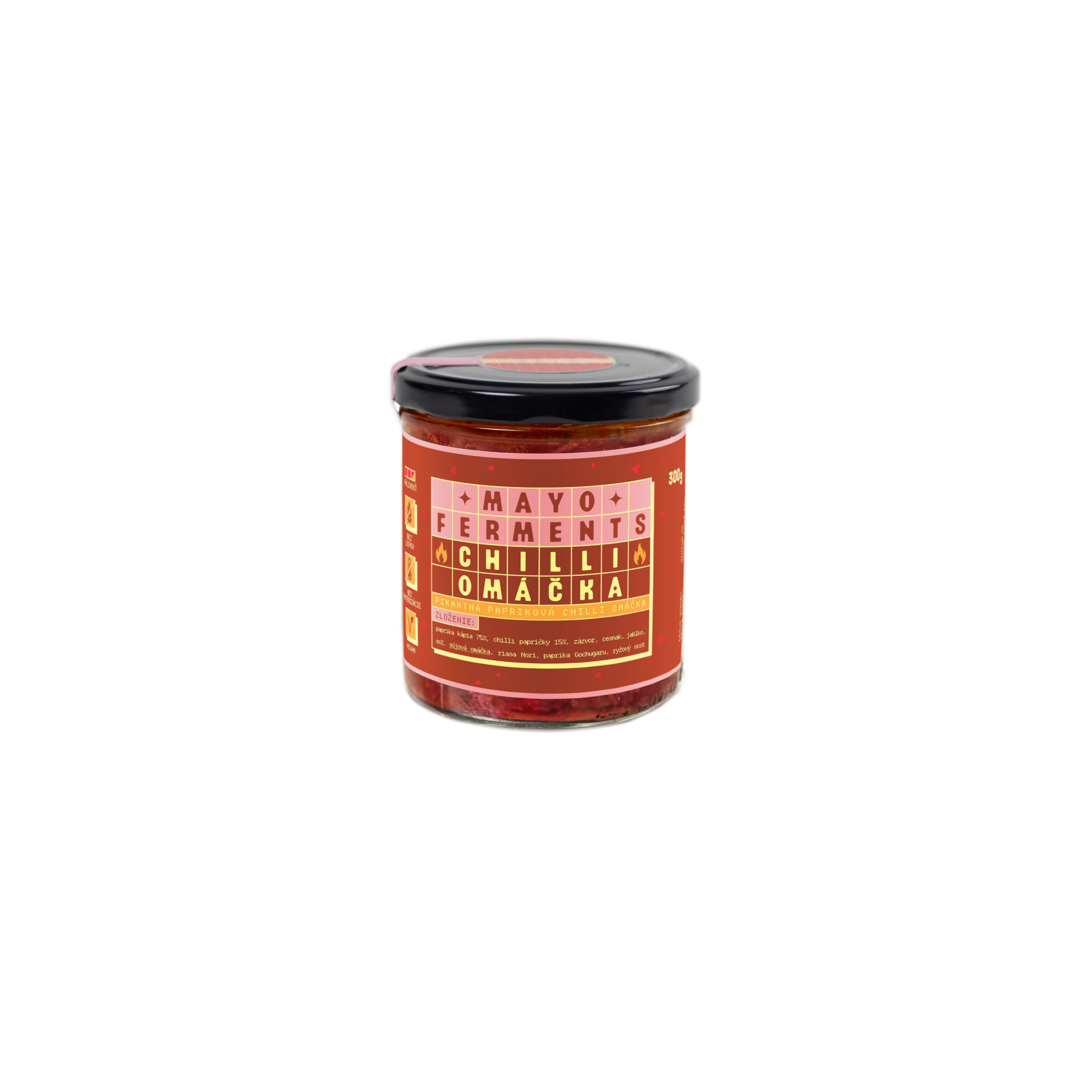 FERMENTOVANÁ CHILLI OMÁČKA 300g – Obrázok 2