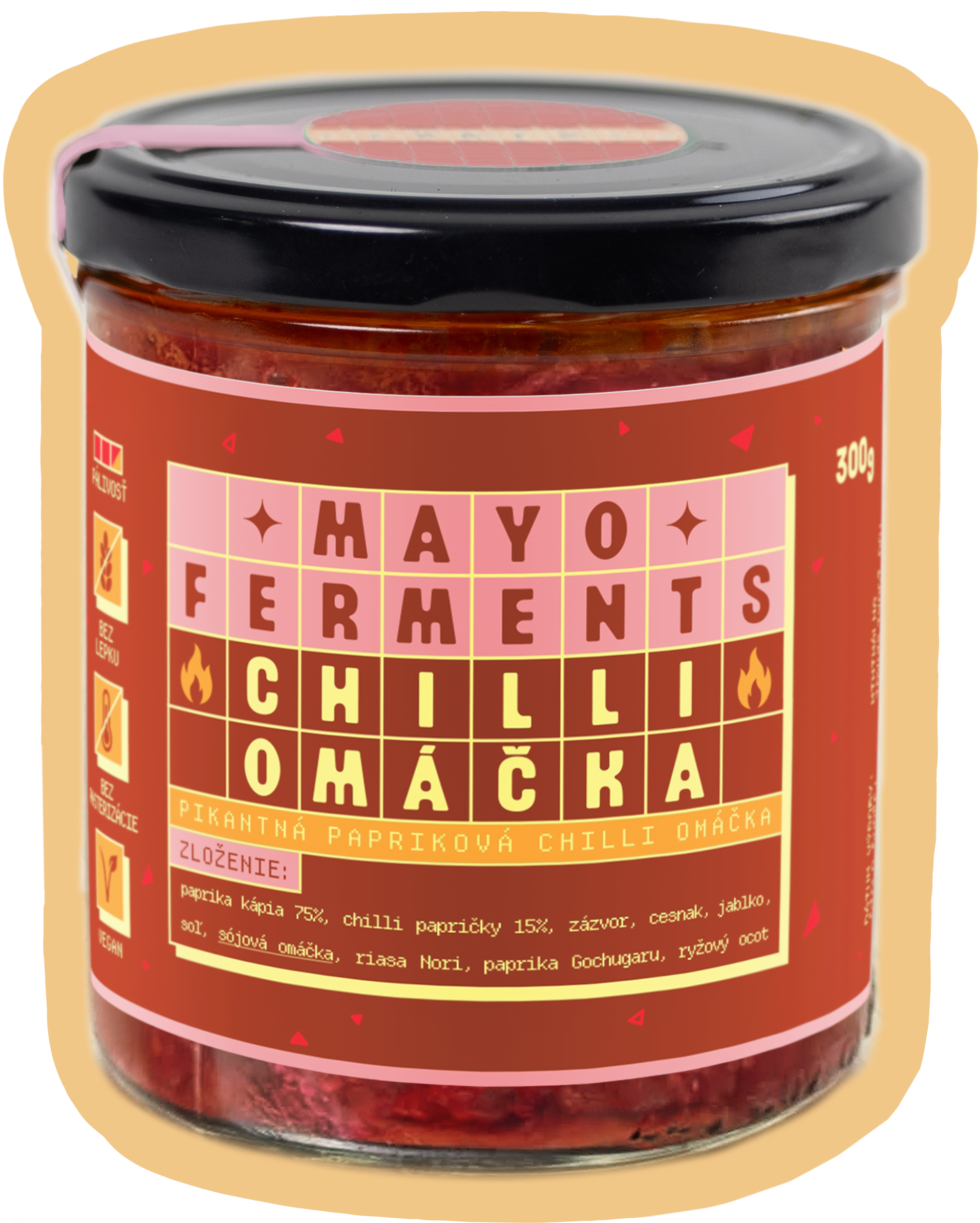 FERMENTOVANÁ CHILLI OMÁČKA 300g